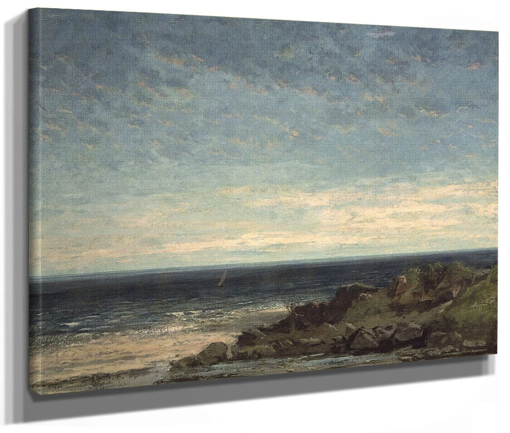 The Sea By Jean Desire Gustave Courbet Fine Art Print 2
