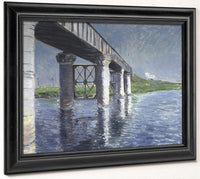 The Seine And The Railroad Bridge At Argenteuil (La Seine Et Le Pont Du Chemin De Fer Dargenteuil) By Gustave Caillebotte Fine Art Print 2