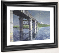 The Seine And The Railroad Bridge At Argenteuil (La Seine Et Le Pont Du Chemin De Fer Dargenteuil) By Gustave Caillebotte Fine Art Print 2