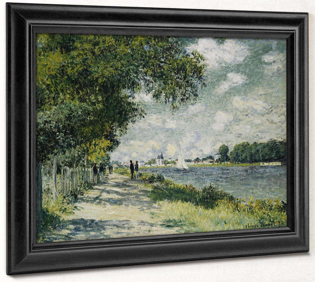 The Seine At Argenteuil 5 By Claude Monet Fine Art Print 2