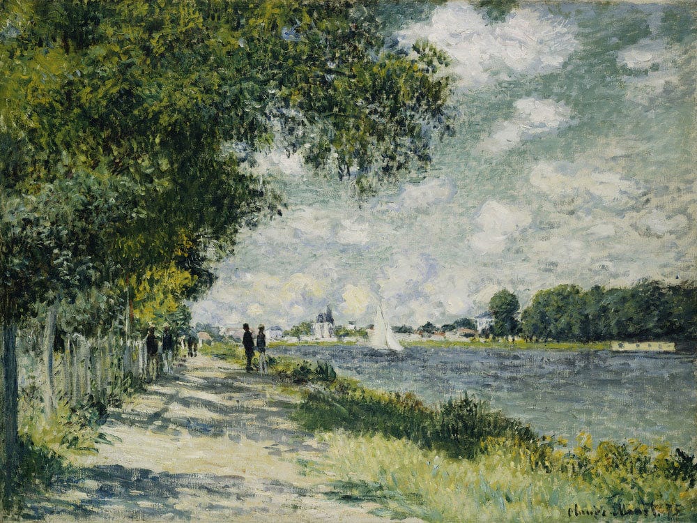 The Seine At Argenteuil 5 By Claude Monet Fine Art Print 2