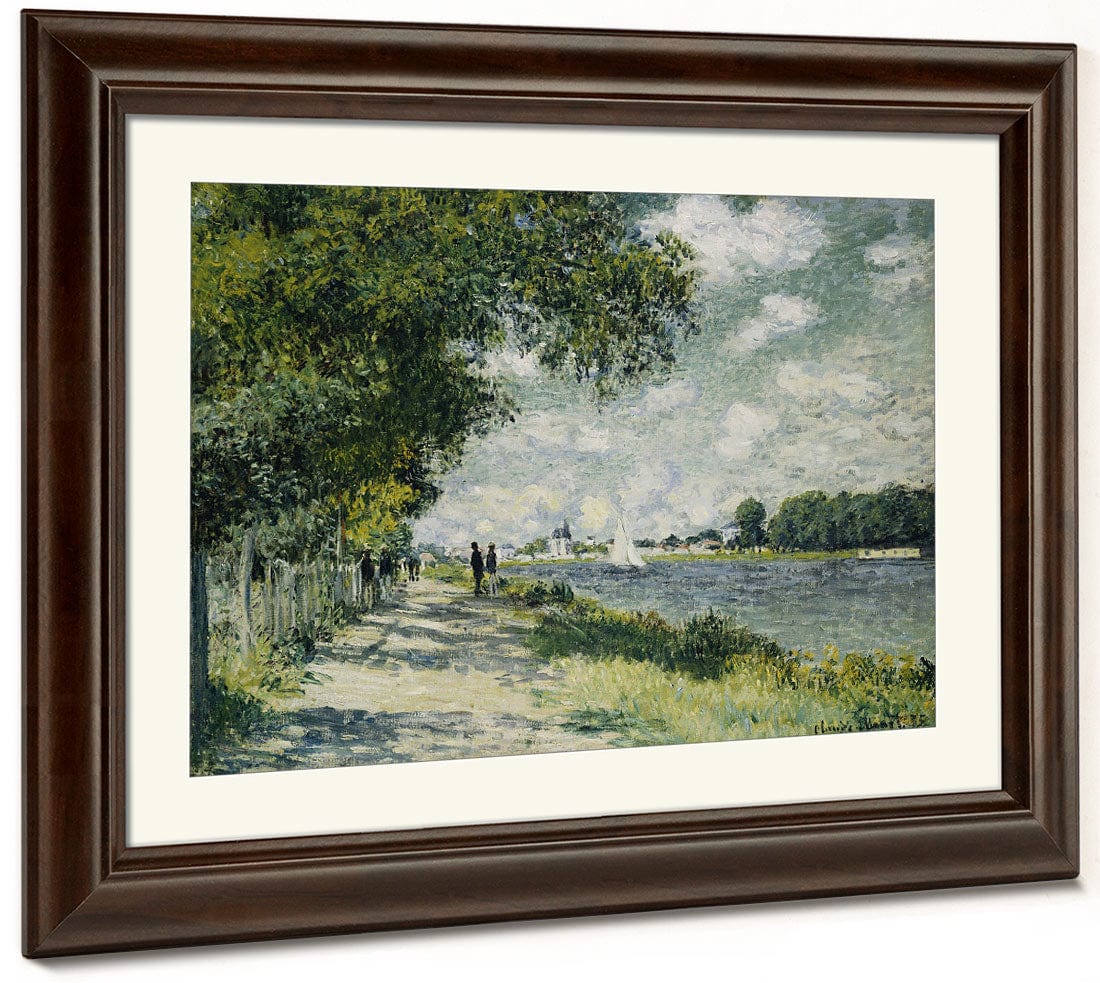 The Seine At Argenteuil 5 By Claude Monet Fine Art Print 2