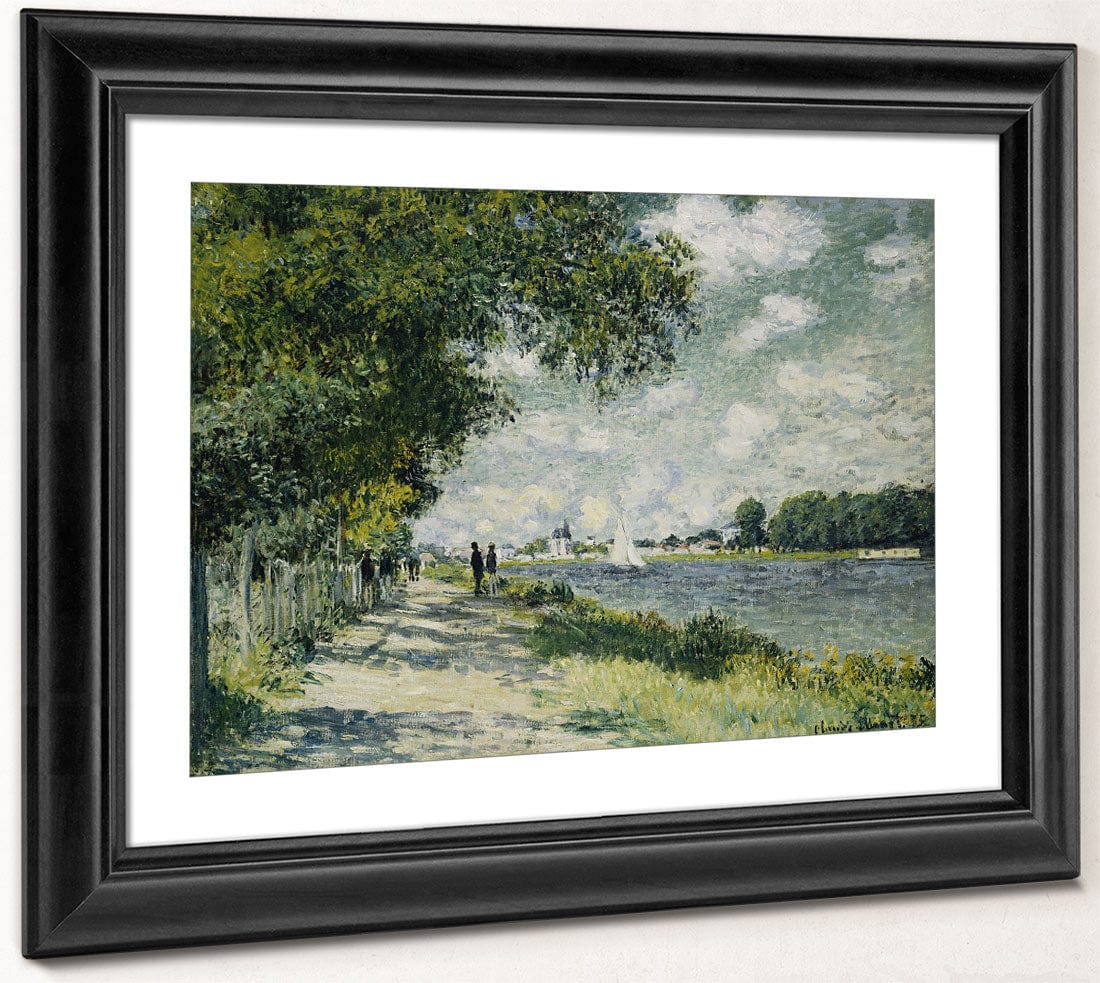 The Seine At Argenteuil 5 By Claude Monet Fine Art Print 2