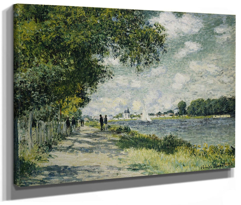 The Seine At Argenteuil 5 By Claude Monet Fine Art Print 2