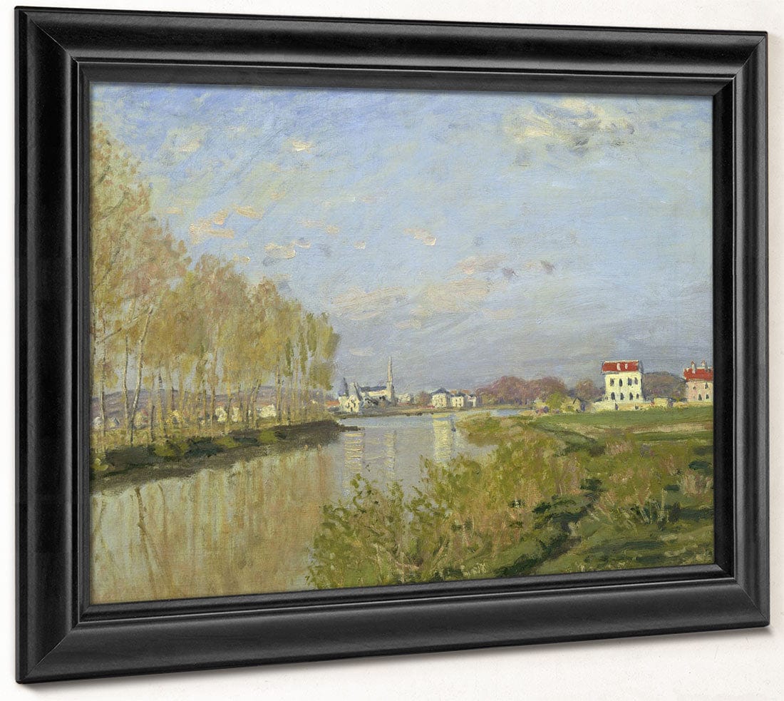 The Seine At Argenteuil By Claude Monet Fine Art Print 2
