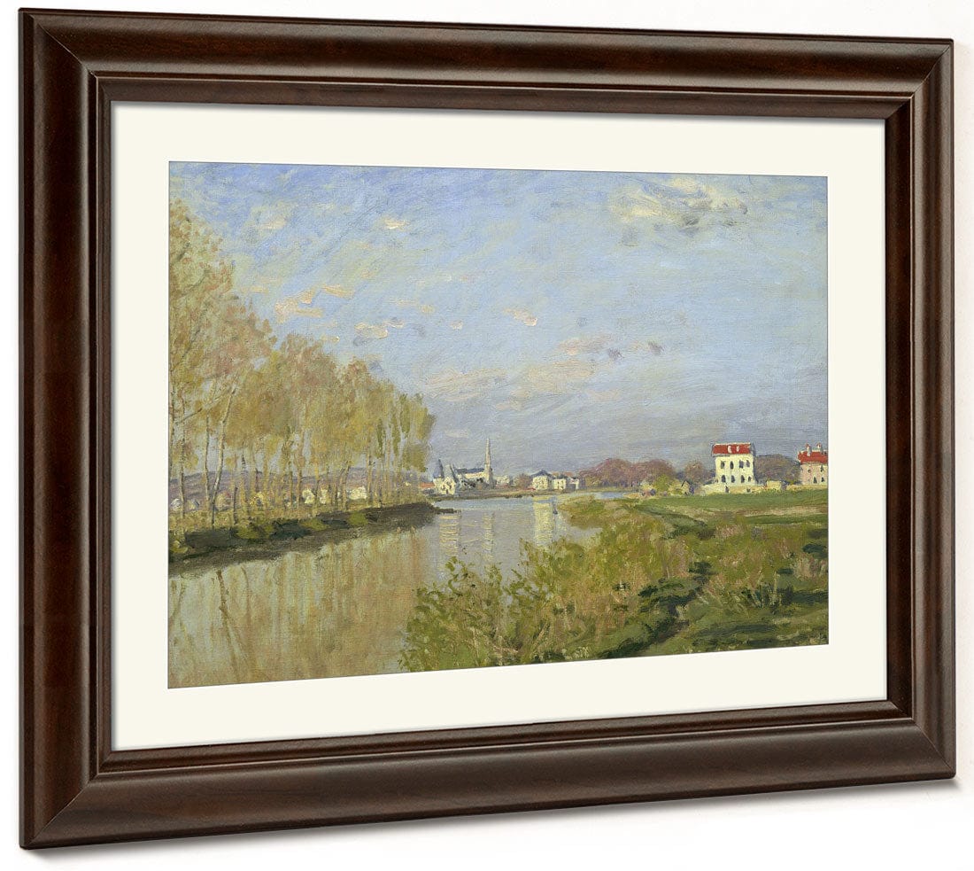 The Seine At Argenteuil By Claude Monet Fine Art Print 2
