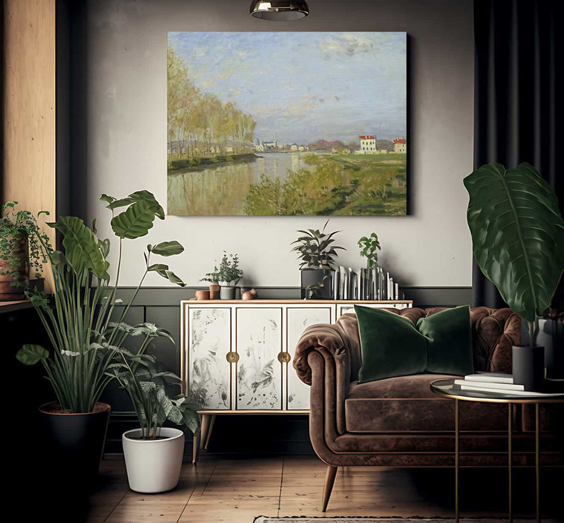 The Seine At Argenteuil By Claude Monet Fine Art Print 2