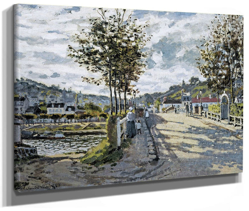 The Seine At Bougival By Claude Monet Fine Art Print 2