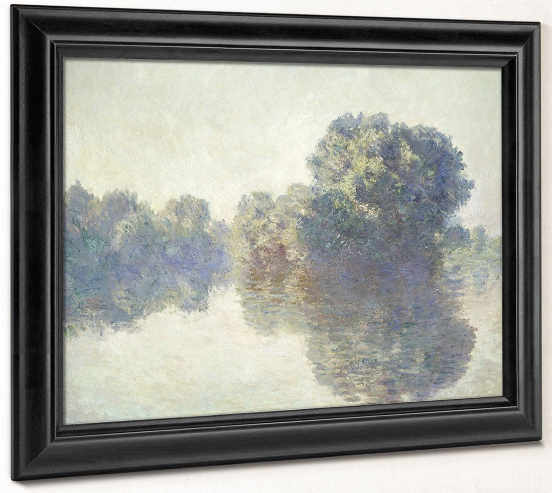 The Seine At Giverny 1 By Claude Monet Fine Art Print 2