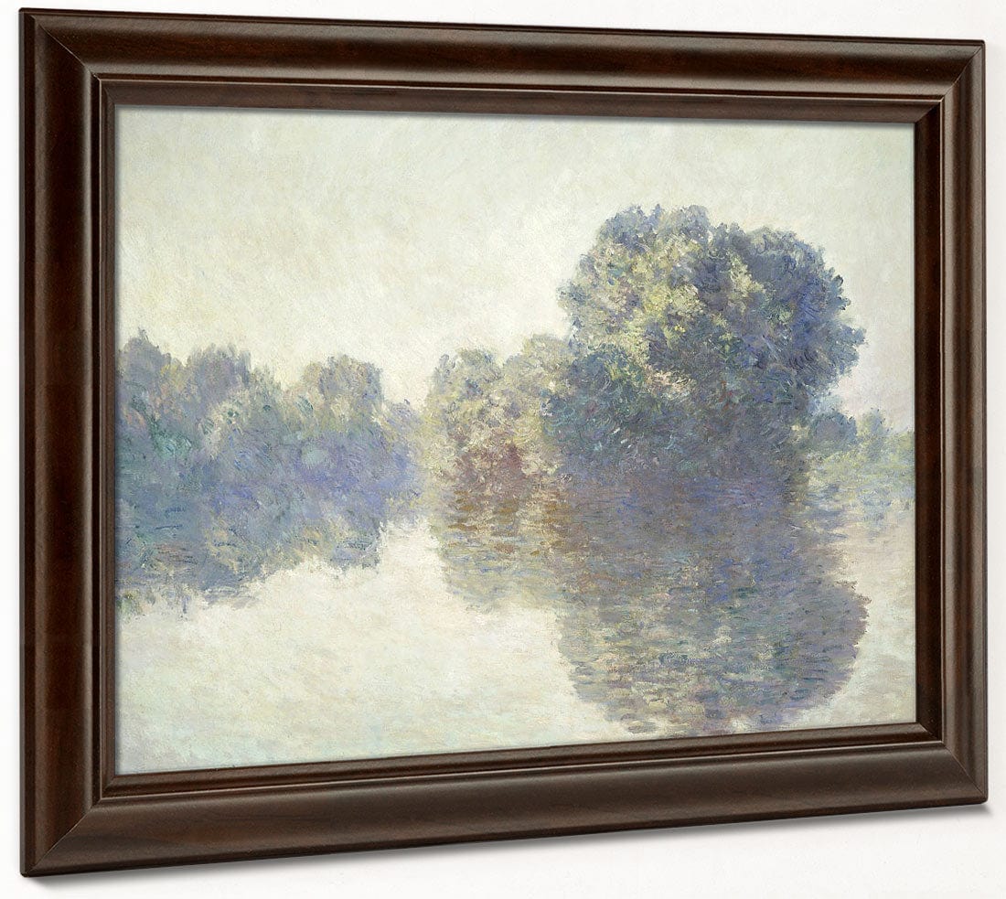 The Seine At Giverny 1 By Claude Monet Fine Art Print 2