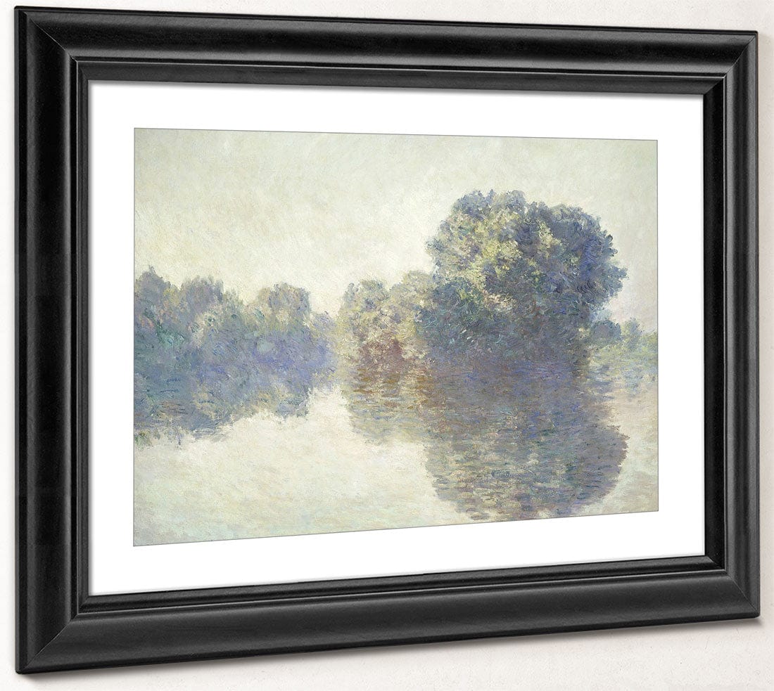 The Seine At Giverny 1 By Claude Monet Fine Art Print 2