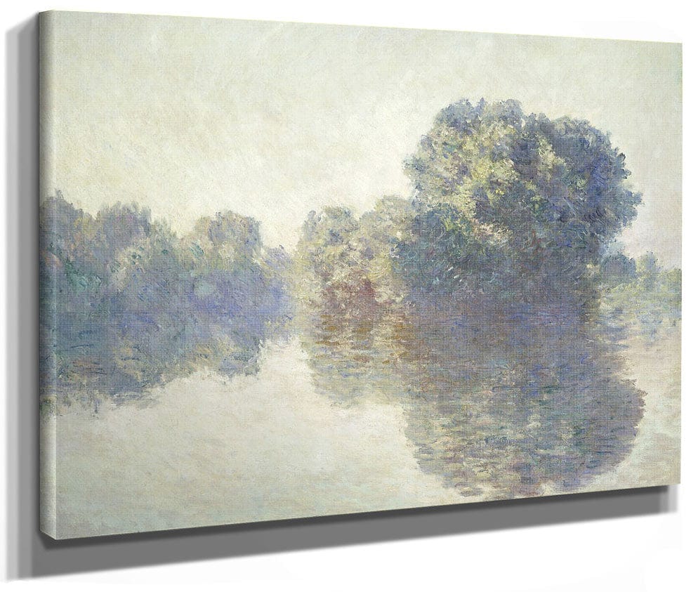 The Seine At Giverny 1 By Claude Monet Fine Art Print 2