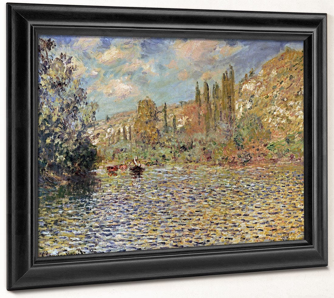 The Seine At Vetheuil By Claude Monet Fine Art Print 2