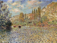 The Seine At Vetheuil By Claude Monet Fine Art Print 2