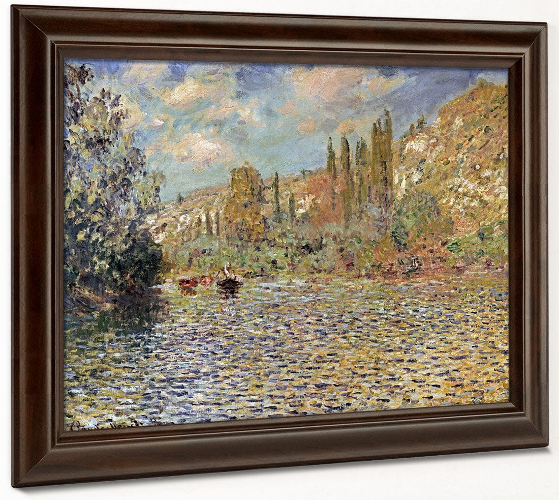 The Seine At Vetheuil By Claude Monet Fine Art Print 2