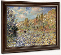 The Seine At Vetheuil By Claude Monet Fine Art Print 2