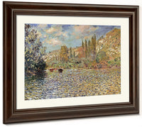 The Seine At Vetheuil By Claude Monet Fine Art Print 2