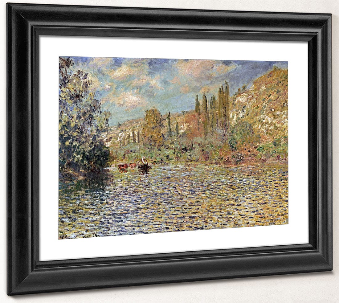 The Seine At Vetheuil By Claude Monet Fine Art Print 2