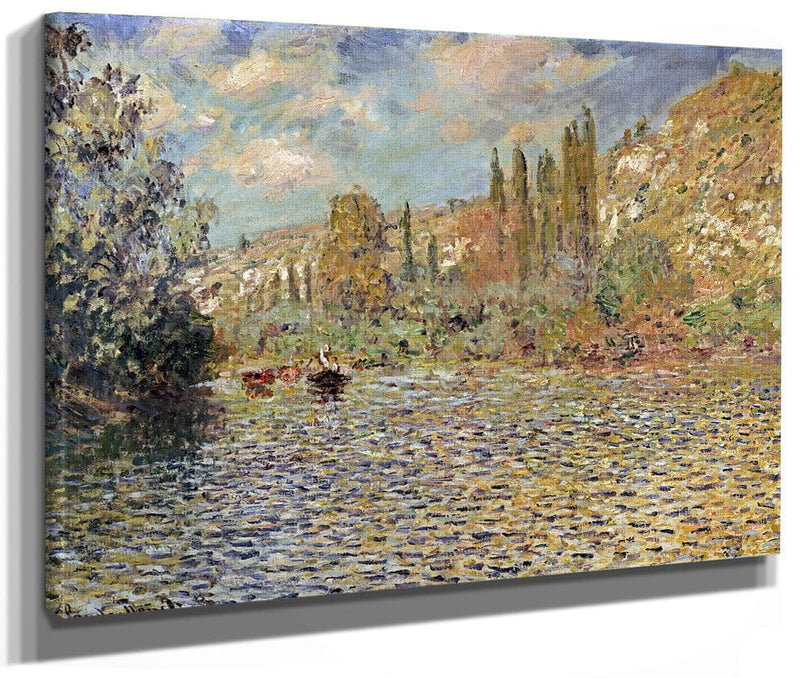 The Seine At Vetheuil By Claude Monet Fine Art Print 2
