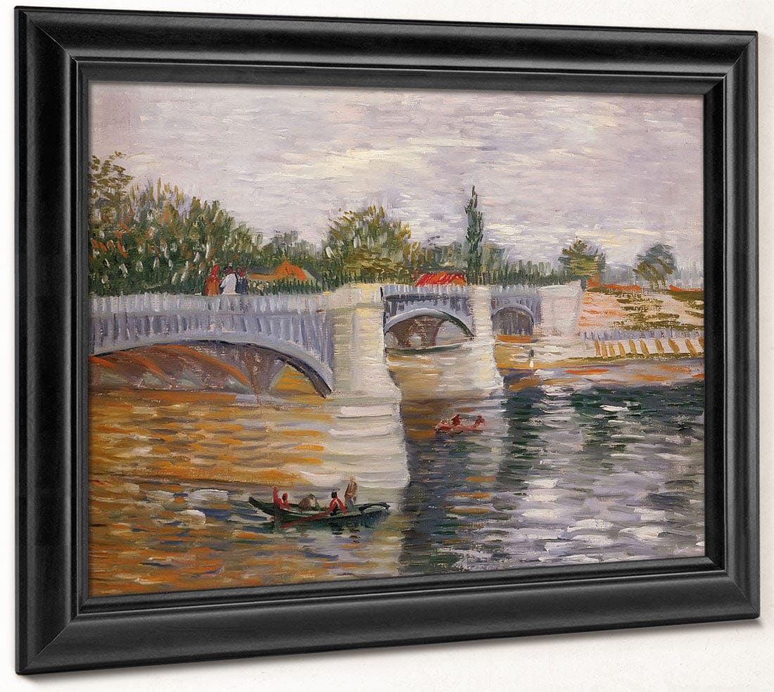 The Seine With The Pont De La Grande Jatte By Vincent Van Gogh Fine Art Print 2