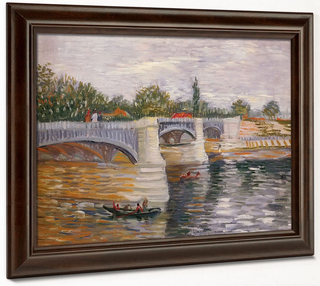 The Seine With The Pont De La Grande Jatte By Vincent Van Gogh Fine Art Print 2