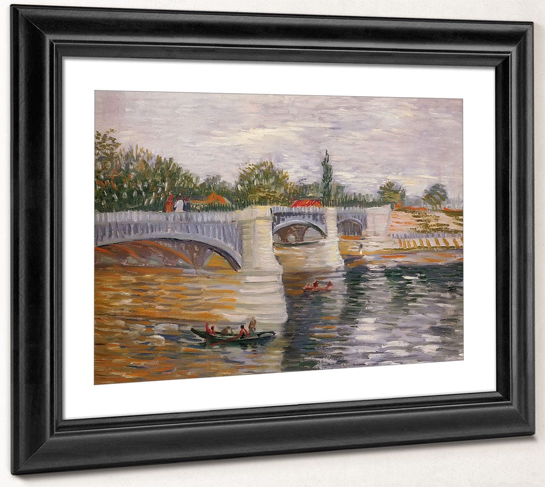 The Seine With The Pont De La Grande Jatte By Vincent Van Gogh Fine Art Print 2