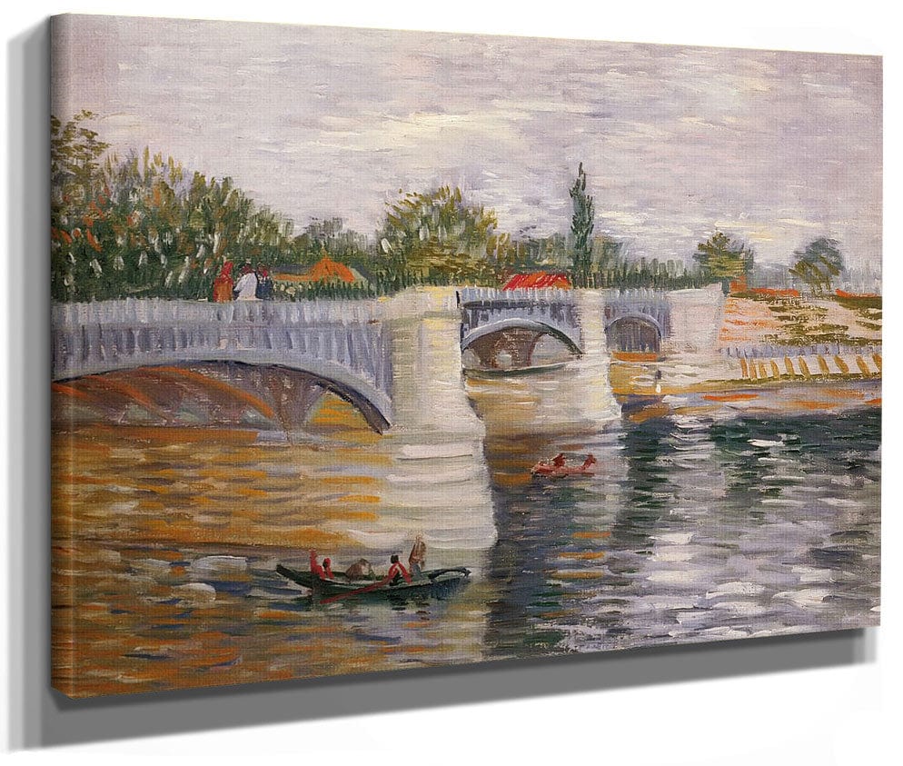 The Seine With The Pont De La Grande Jatte By Vincent Van Gogh Fine Art Print 2