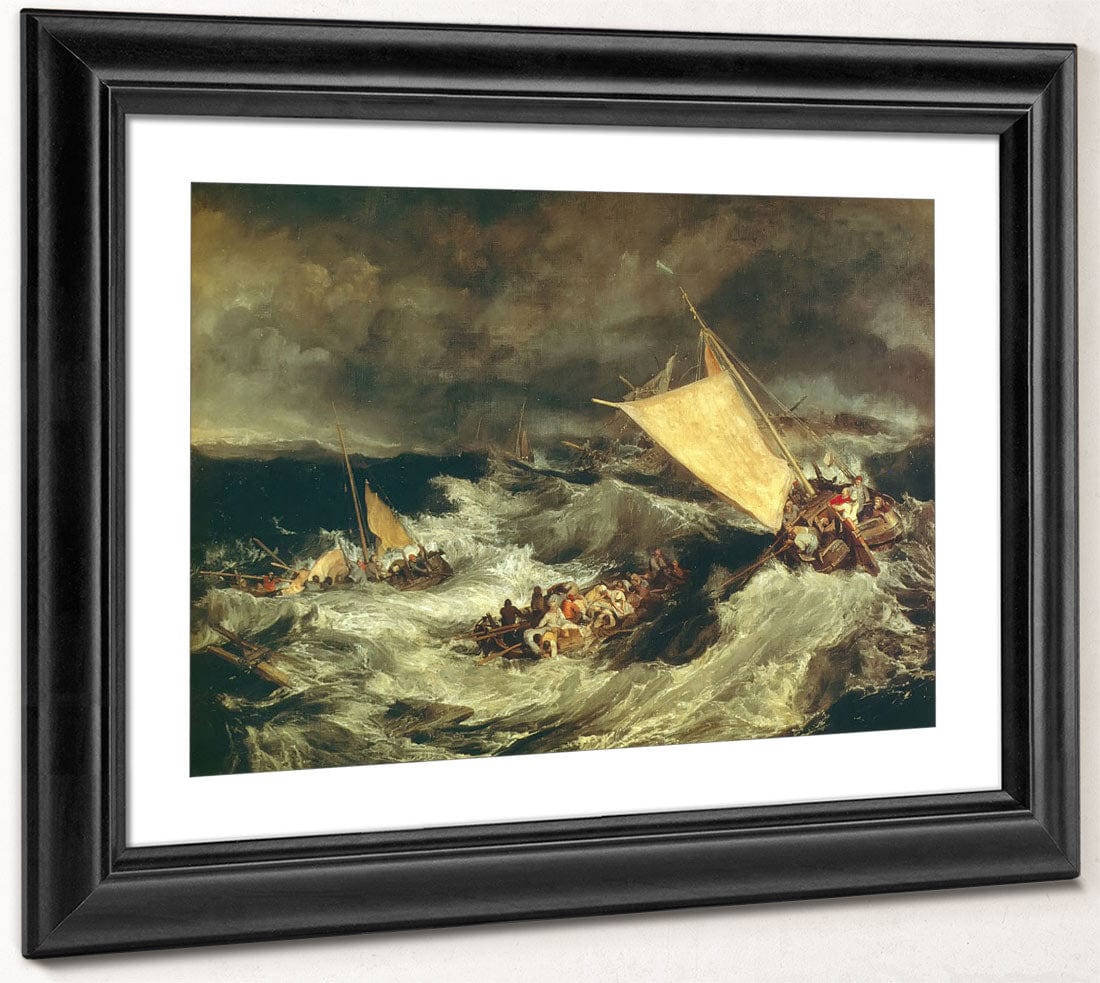 The Shipwreck By Jwm Turner Fine Art Print 2