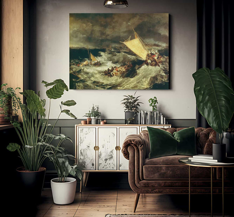 The Shipwreck By Jwm Turner Fine Art Print 2