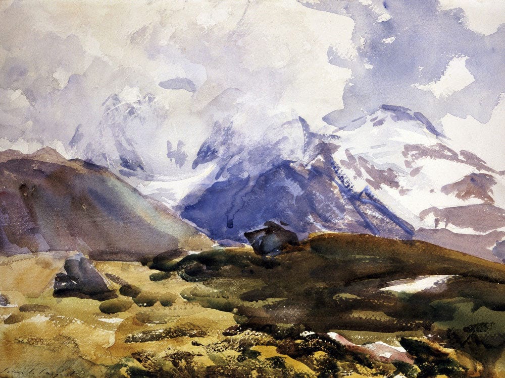 The Simplon By John Singer Sargent Fine Art Print 2