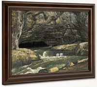 The Source Of The Loue Or La Grotte Sarrazine By Jean Desire Gustave Courbet Fine Art Print 2