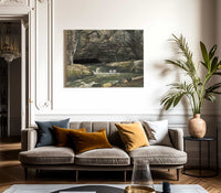 The Source Of The Loue Or La Grotte Sarrazine By Jean Desire Gustave Courbet Fine Art Print 2