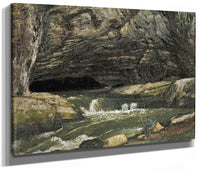 The Source Of The Loue Or La Grotte Sarrazine By Jean Desire Gustave Courbet Fine Art Print 2