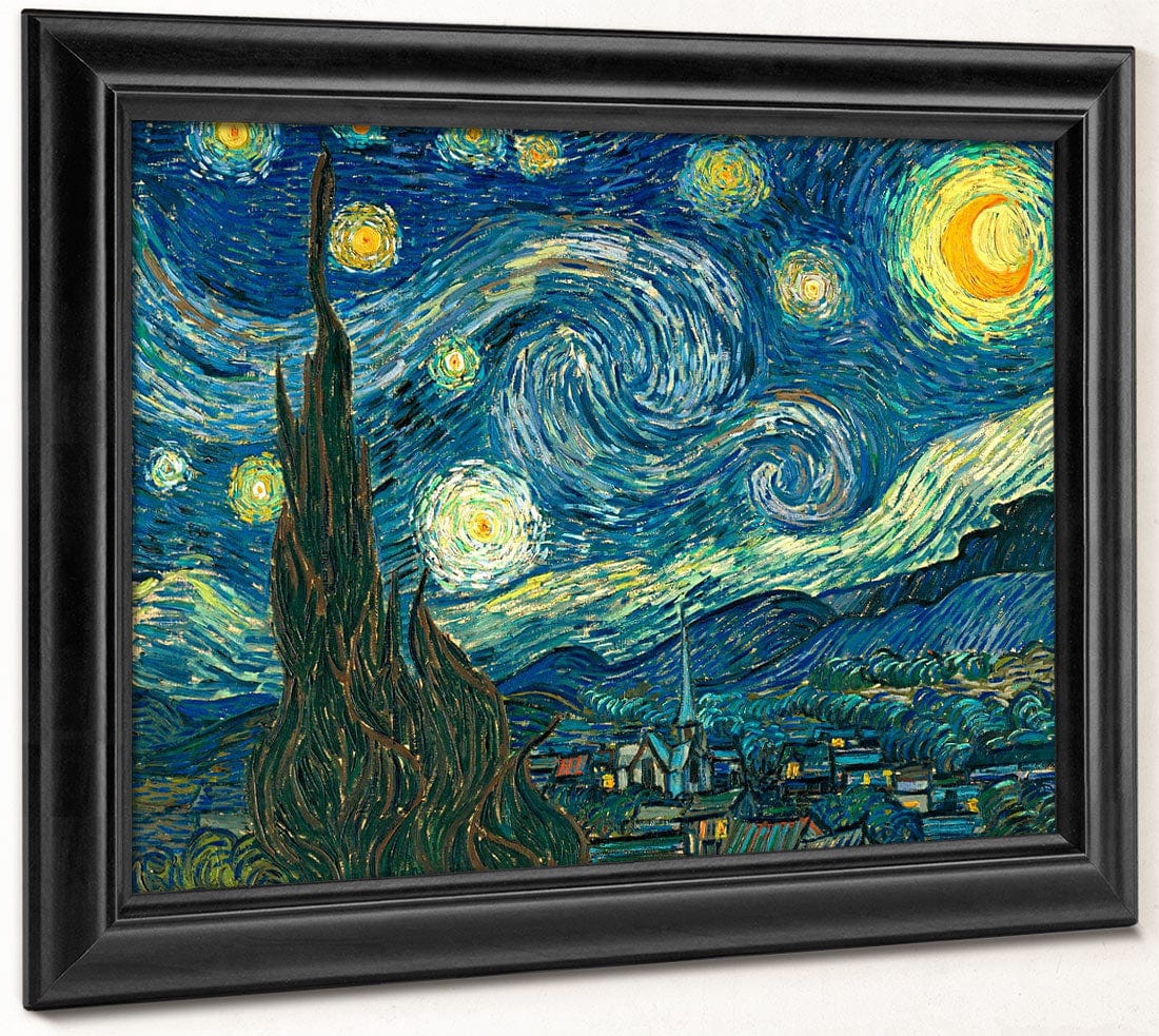 The Starry Night By Vincent Van Gogh Fine Art Print 2