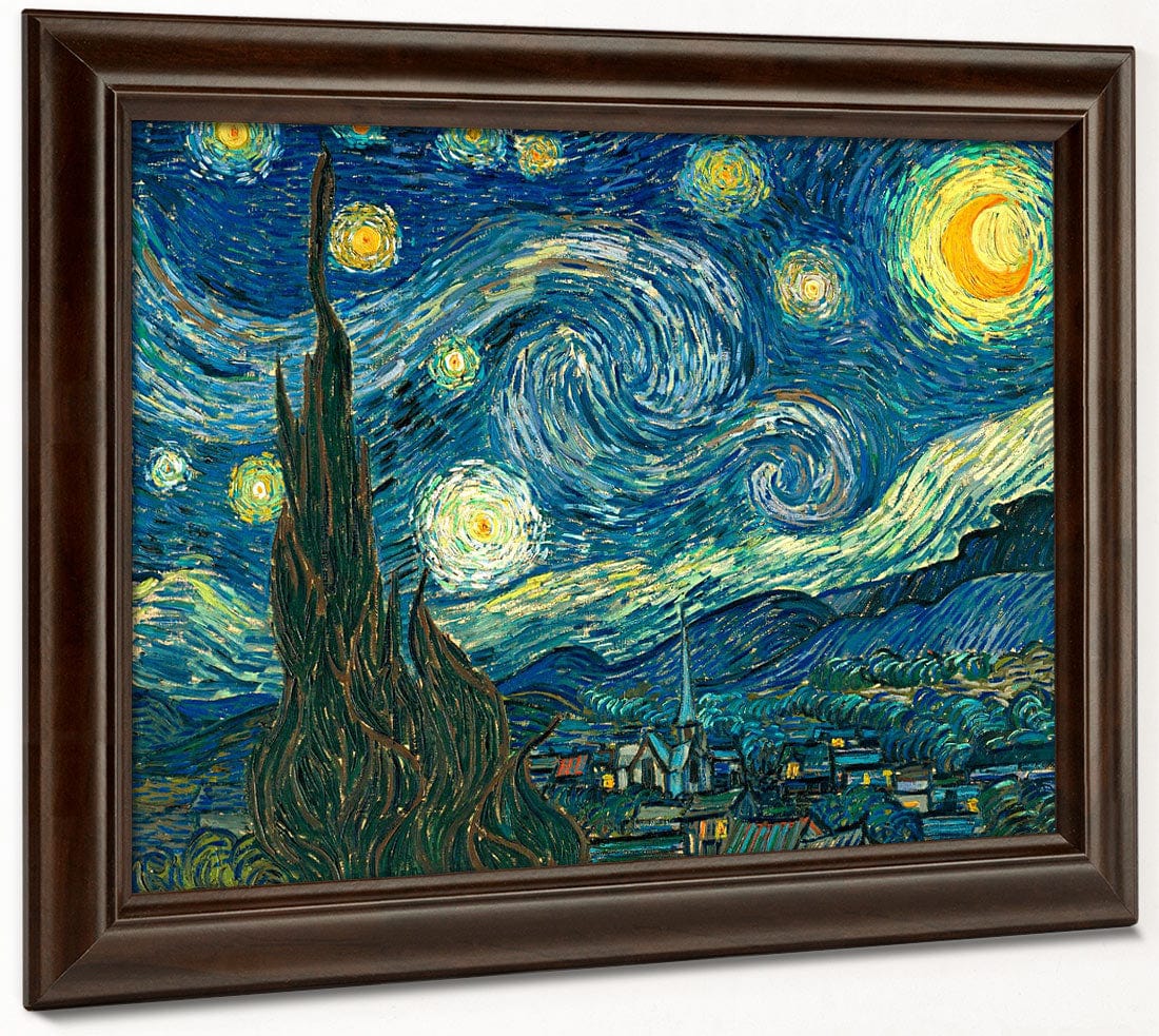 The Starry Night By Vincent Van Gogh Fine Art Print 2