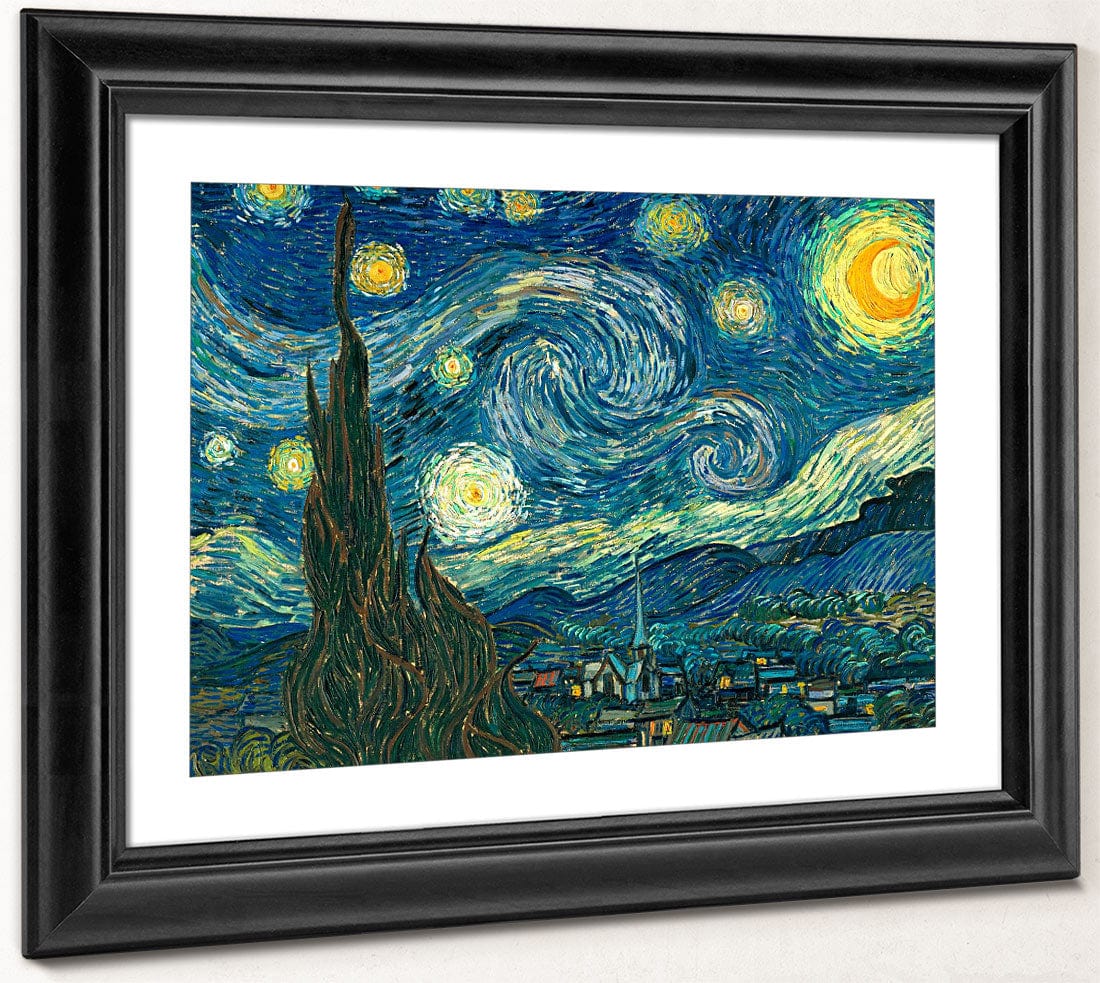 The Starry Night By Vincent Van Gogh Fine Art Print 2
