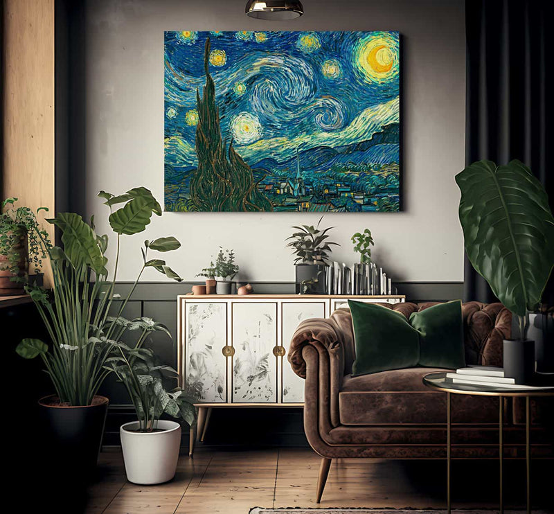 The Starry Night By Vincent Van Gogh Fine Art Print 2
