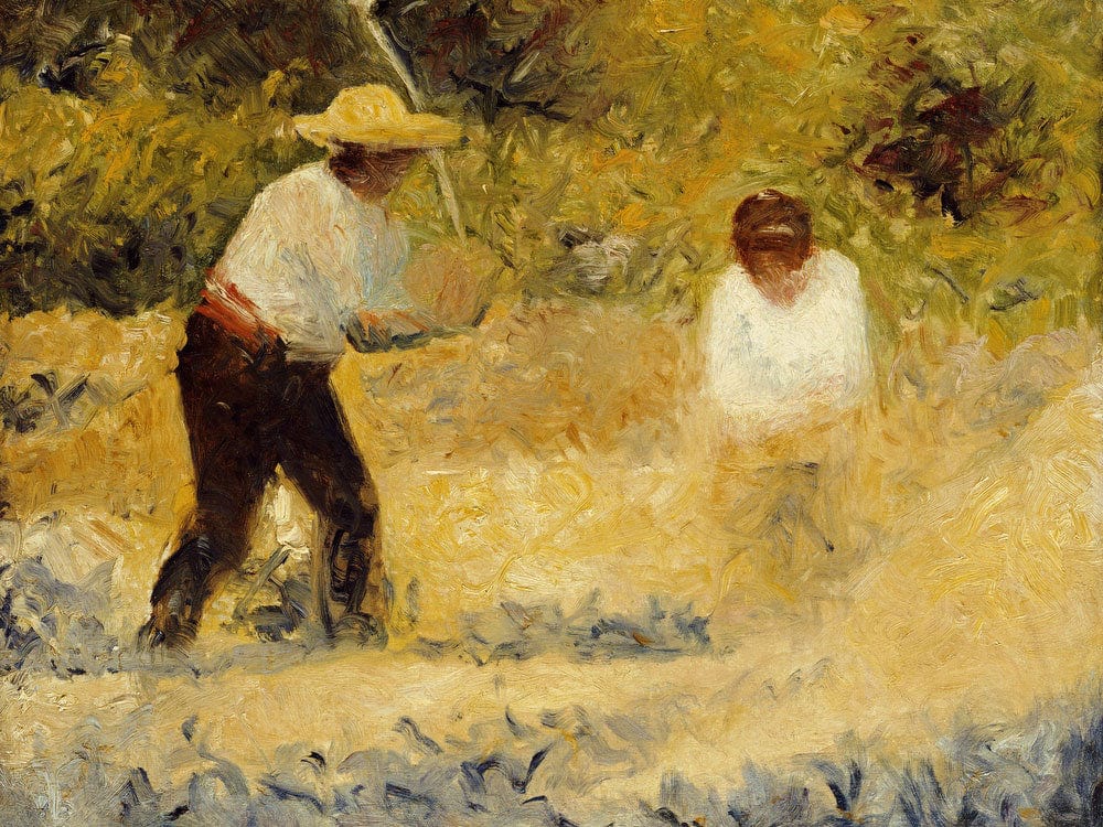 The Stone Heap By Georges Pierre Seurat Fine Art Print 2