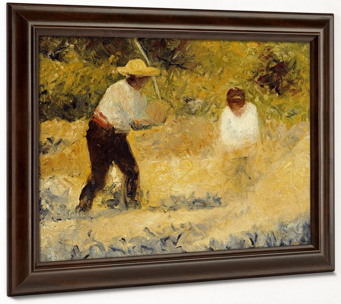 The Stone Heap By Georges Pierre Seurat Fine Art Print 2