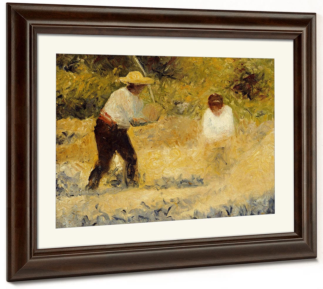 The Stone Heap By Georges Pierre Seurat Fine Art Print 2