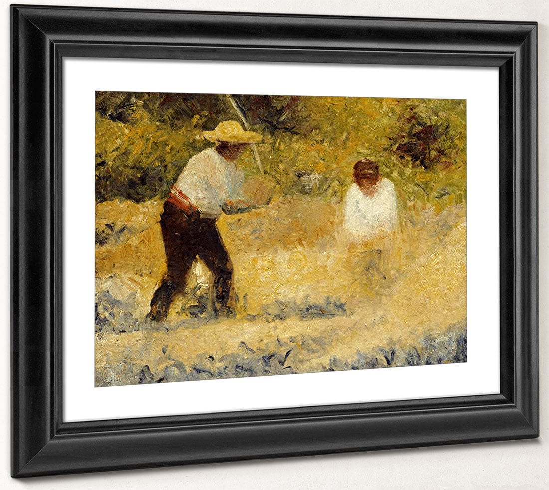 The Stone Heap By Georges Pierre Seurat Fine Art Print 2