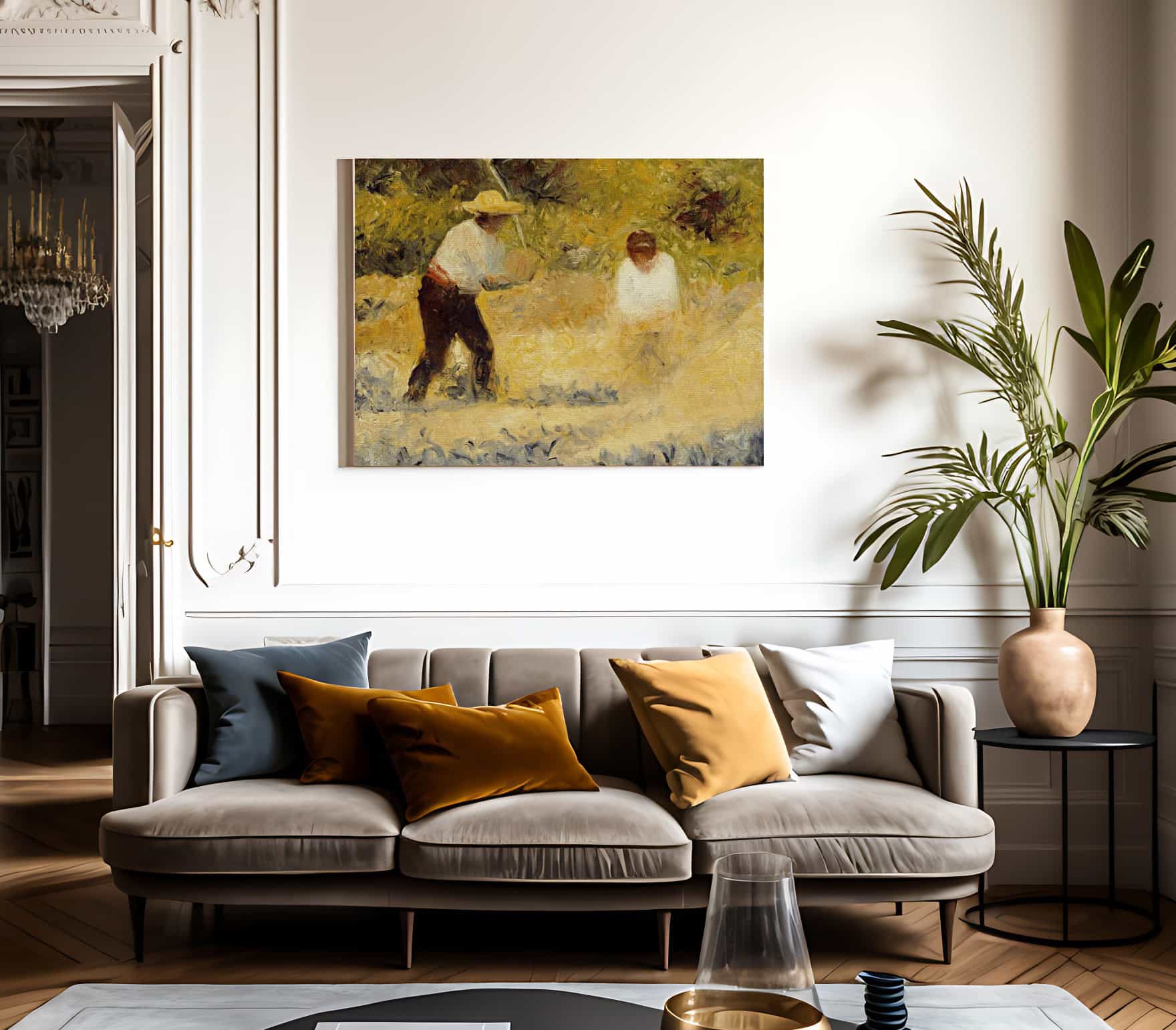 The Stone Heap By Georges Pierre Seurat Fine Art Print 2