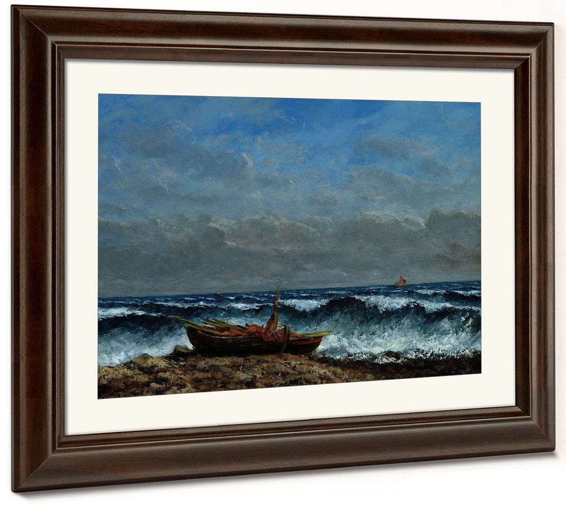 The Stormy Sea Or, The Wave 1 By Jean Desire Gustave Courbet Fine Art Print 2