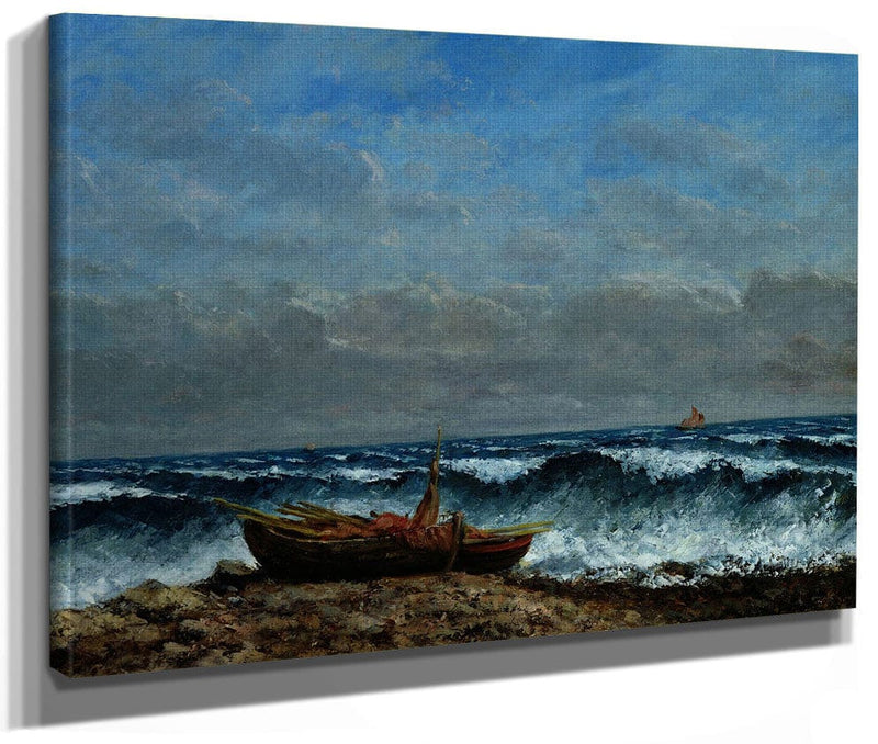 The Stormy Sea Or, The Wave 1 By Jean Desire Gustave Courbet Fine Art Print 2