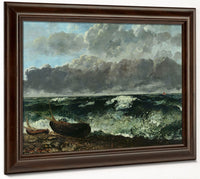 The Stormy Sea Or, The Wave By Jean Desire Gustave Courbet Fine Art Print 2