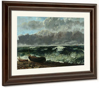 The Stormy Sea Or, The Wave By Jean Desire Gustave Courbet Fine Art Print 2