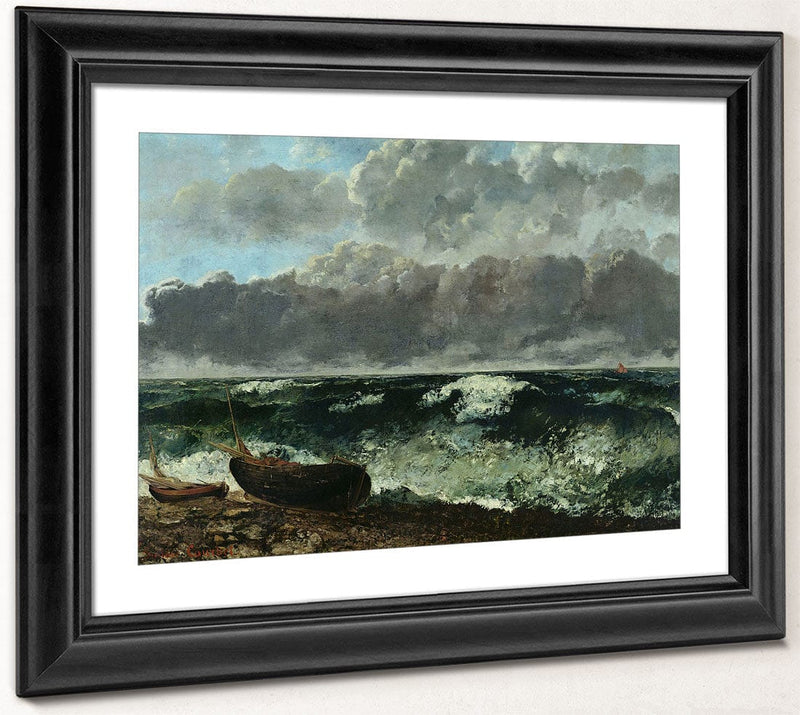 The Stormy Sea Or, The Wave By Jean Desire Gustave Courbet Fine Art Print 2