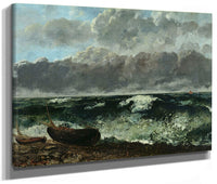 The Stormy Sea Or, The Wave By Jean Desire Gustave Courbet Fine Art Print 2
