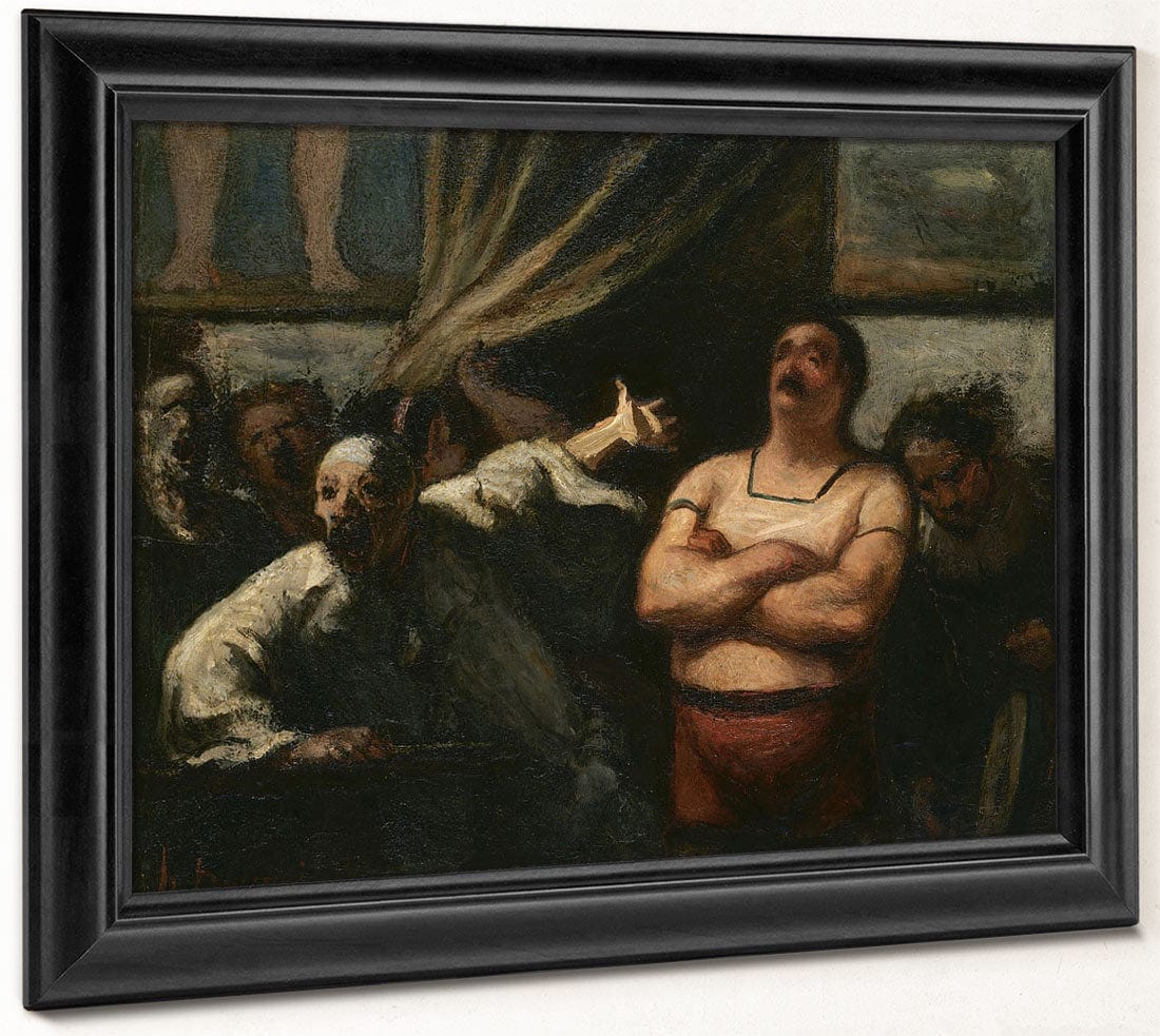 The Strong Man By Honore Daumier Fine Art Print 2