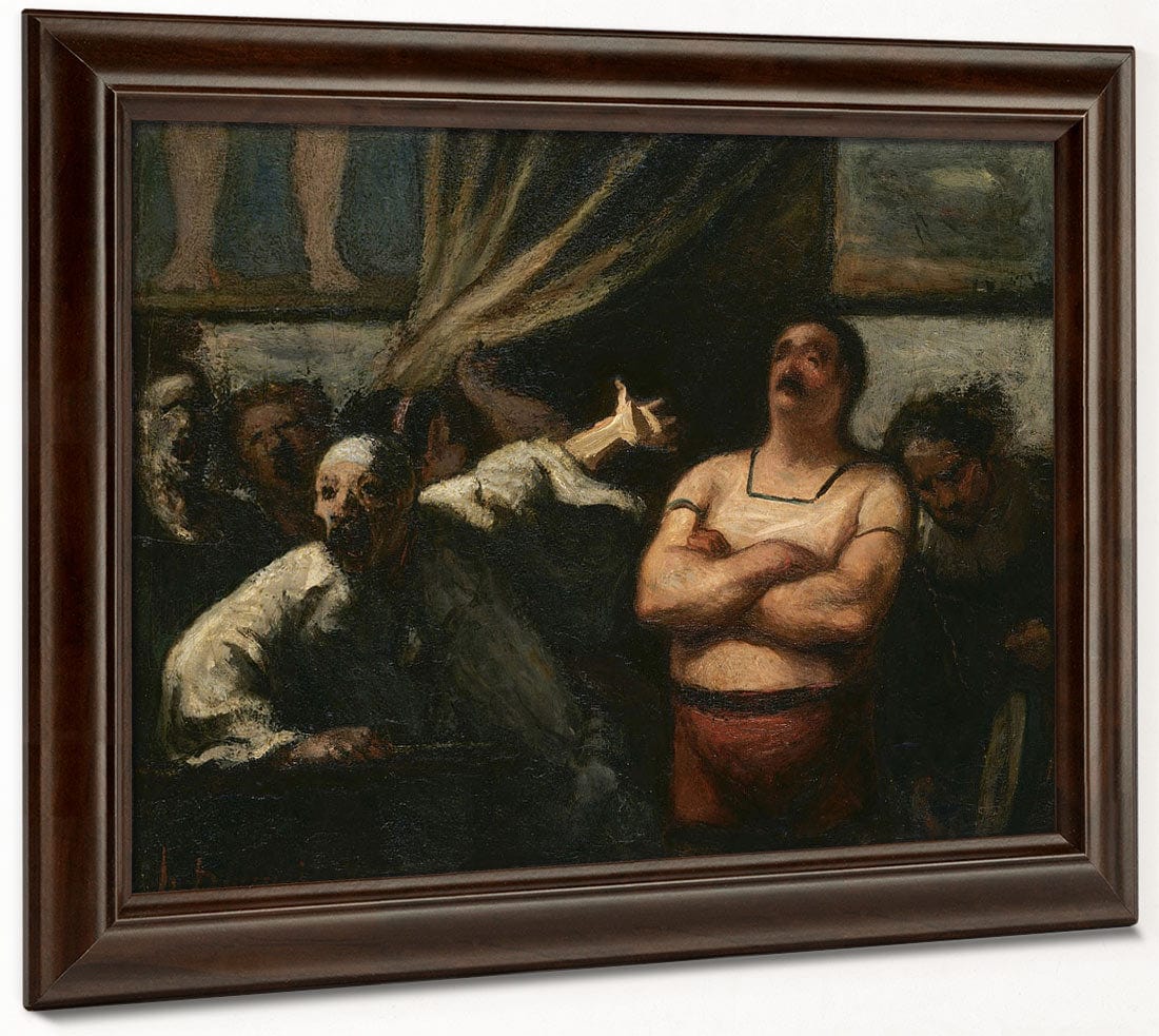 The Strong Man By Honore Daumier Fine Art Print 2